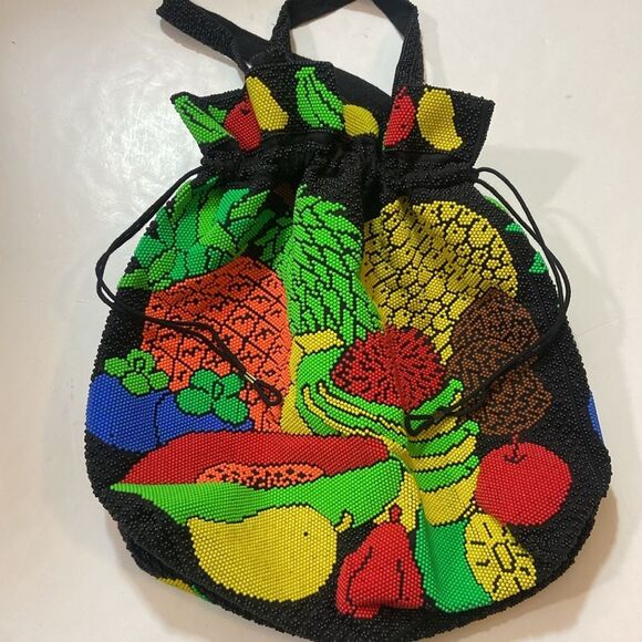 Vintage Hand Beaded Hobo Women’s Bag - Picture 11 of 15